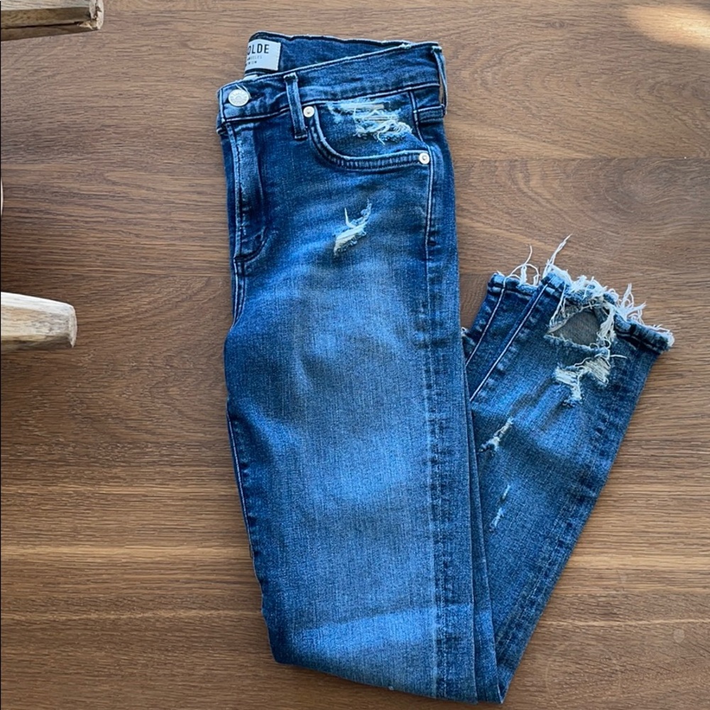 Agolde distressed jeans